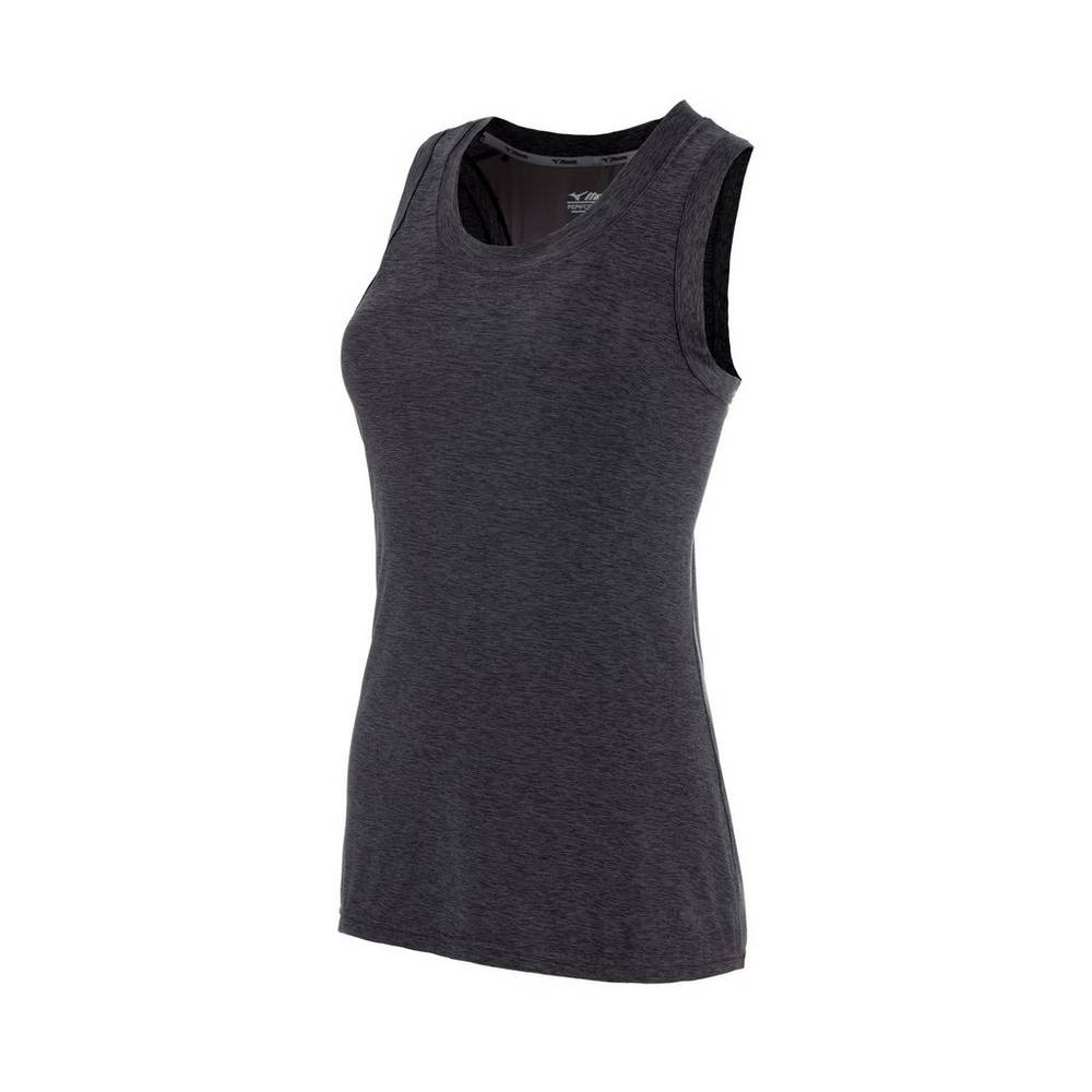 Camiseta De Tirantes Mizuno Alpha Mujer Negras Baratas ECIF-71290